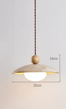 Nordic style stone LED pendant light for interior decoration