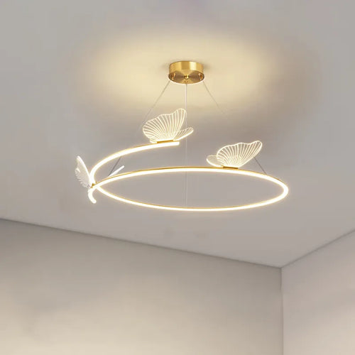 LED butterfly chandelier fashion creativity home - vue 2 sur 9