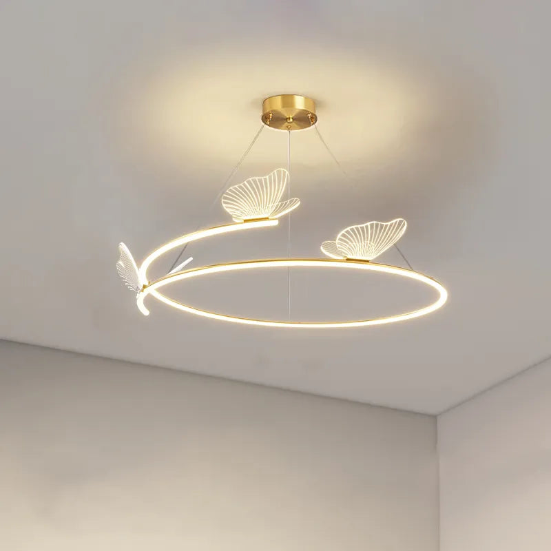 LED butterfly chandelier fashion creativity home