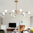 Modern Sputnik satellite chandelier with 3, 6 or 9 arms