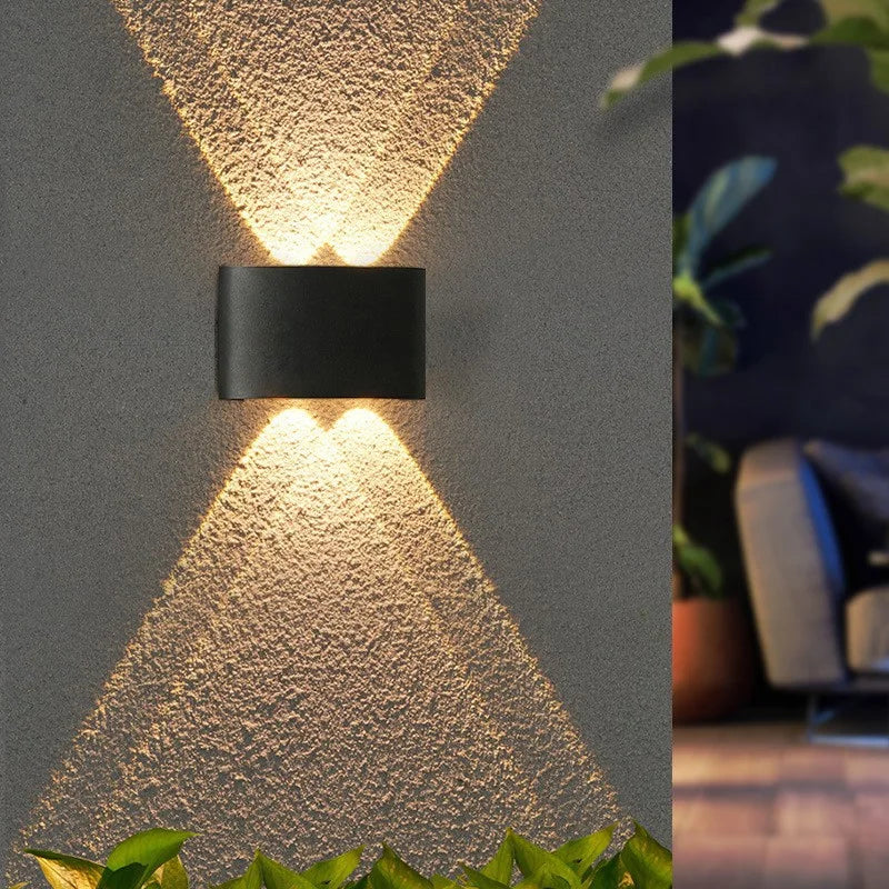 Waterproof LED outdoor wall light for modern lighting