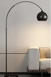 Italian fishing floor lamp, modern nordic design, light and elegant