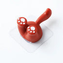 Fun animal adhesive toothbrush holder for children