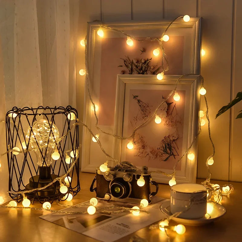 Waterproof USB LED string lights for outdoor weddings and garden