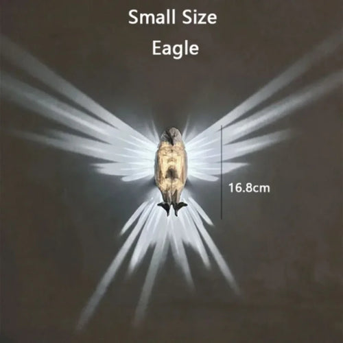 Creative LED wall light owl eagle decorative lamp for home - vue 9 sur 13