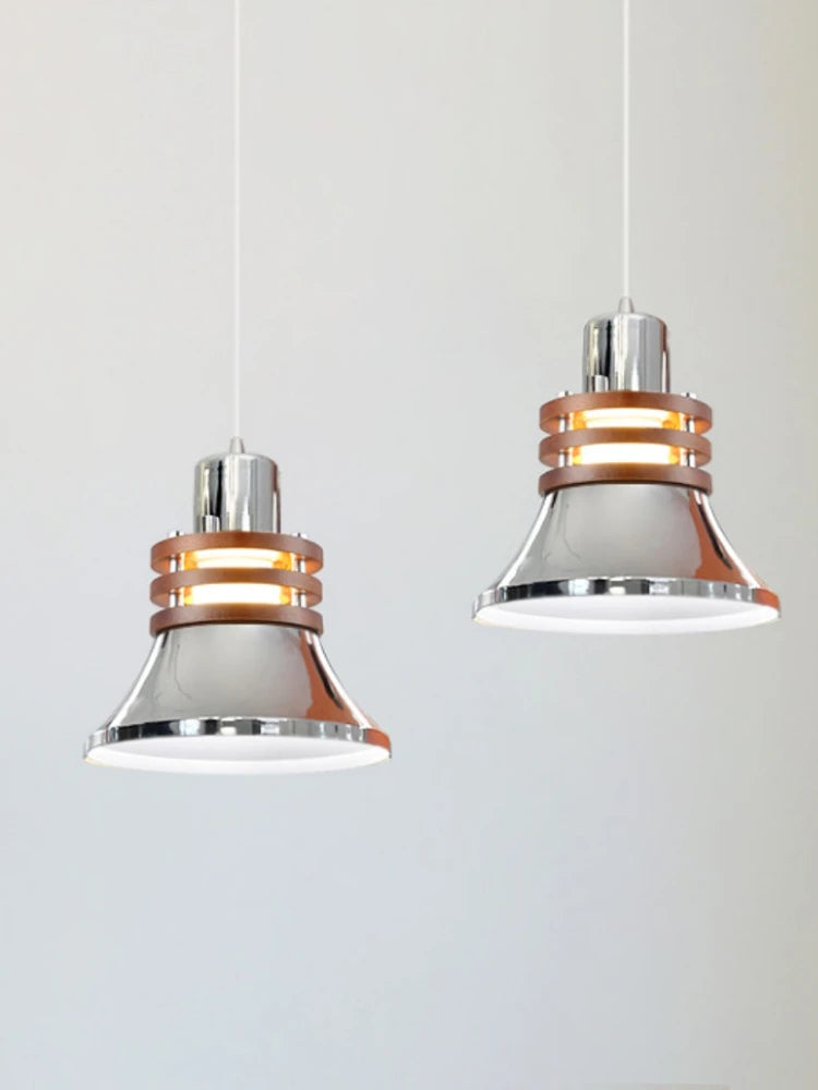 Silver solid wood chandelier for retro and modern interiors