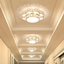 Modern crystal ceiling light with floral design for all spaces
