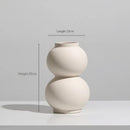 modern ceramic vase for dried flowers interior decoration