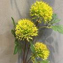 Set of 6 artificial onion balls for garden decoration