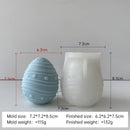 DIY Easter egg silicone candle mold