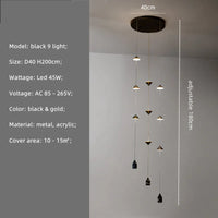 Nordic minimalist adjustable LED floor lamp in metal and marble
