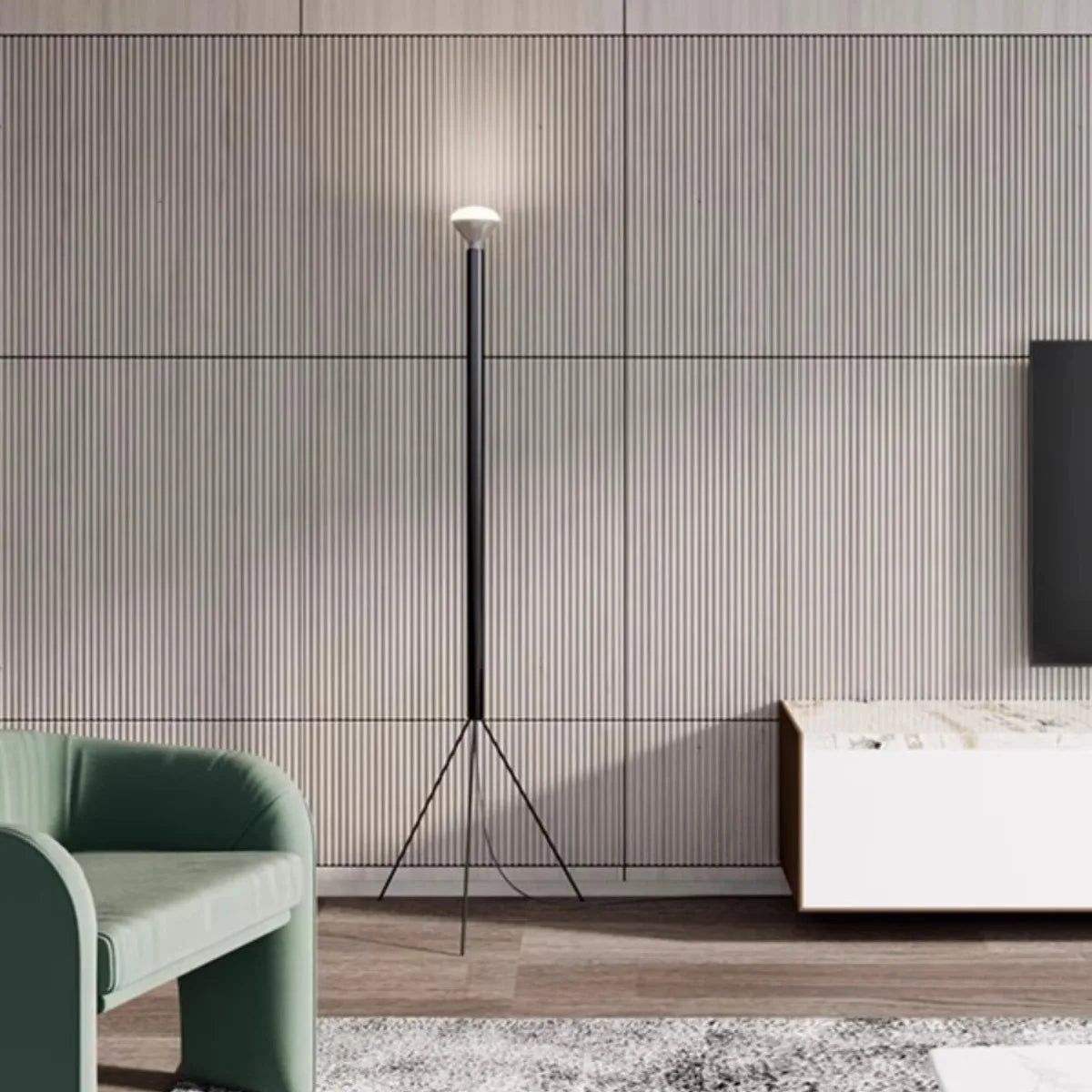 artistic Italian design floor lamp for an elegant interior