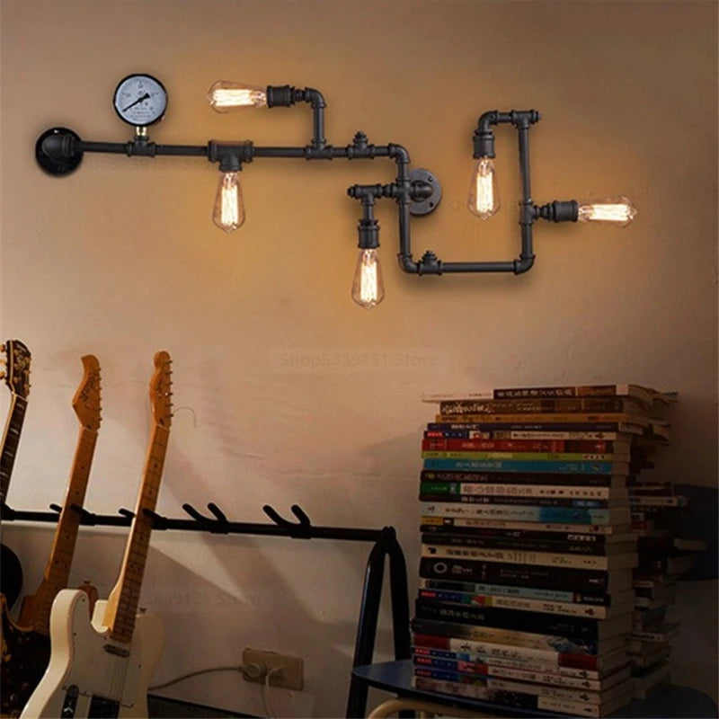 Retro vintage wall light for bar, pub and decorative hallway