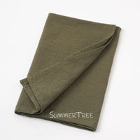Set of Mediterranean-style washed cotton table napkins