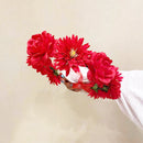 Bohemian floral hairband decorative bridal crown