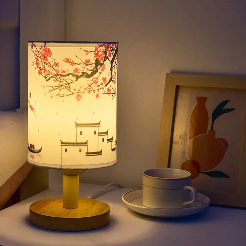 Square decorative LED lamps with dimmer and EU plug - vue 3 sur 10