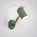 Modern wall light for children's room cartoon style