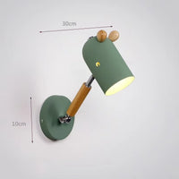 Modern wall light for children's room cartoon style