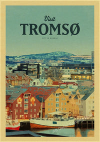 Vintage travel poster for tourism enthusiasts