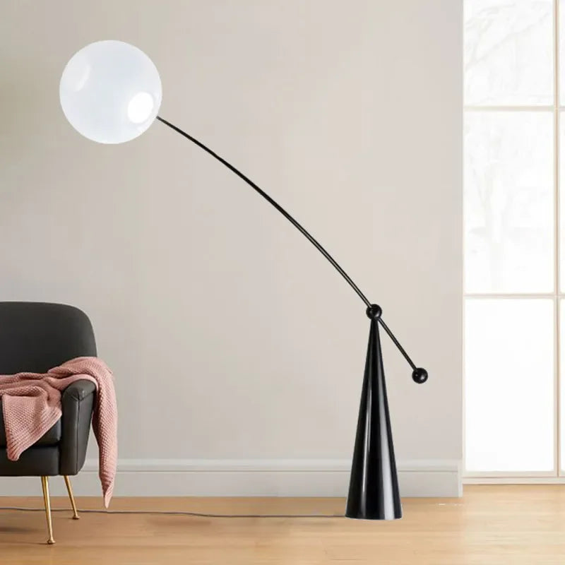 Nordic remote floor lamp modern design for interior decoration - vue 4 sur 8