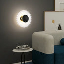 Minimalist pleated folding LED flying saucer pendant light