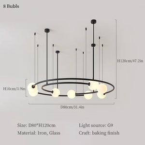 Creative modern pendant light for elegant interior decor