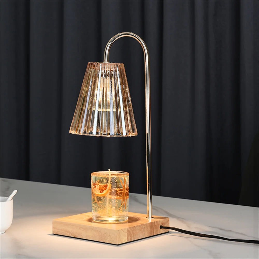 Wooden aromatherapy lamp