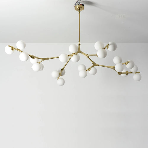 Post-modern molecular glass pendant light for elegant interiors - vue 5 sur 11