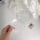 Decorative glass trays for storage and home decoration