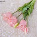 Large baroque silicone tulips luxury decoration for events