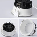 Recessed dimmable LED ceiling light for modern indoor lighting