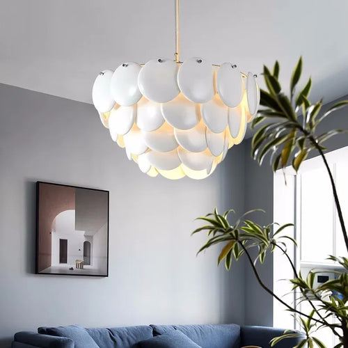 Contemporary ceramic chandelier nordic modern style - vue 6 sur 10