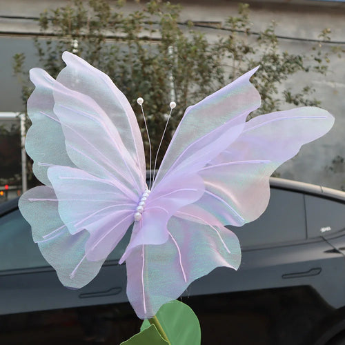 mesh butterfly background for wedding and party - vue 10 sur 10