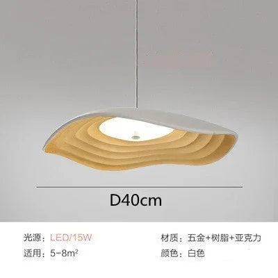 Creative Nordic resin pendant light for indoor decor - vue 12 sur 15