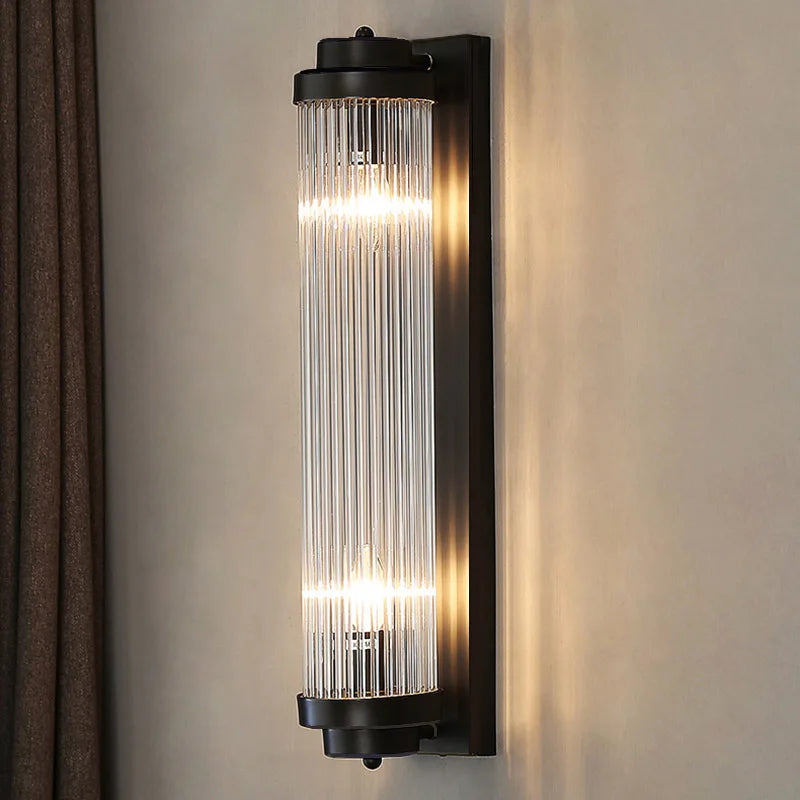 Postmodern crystal LED wall light - vue 4 sur 12