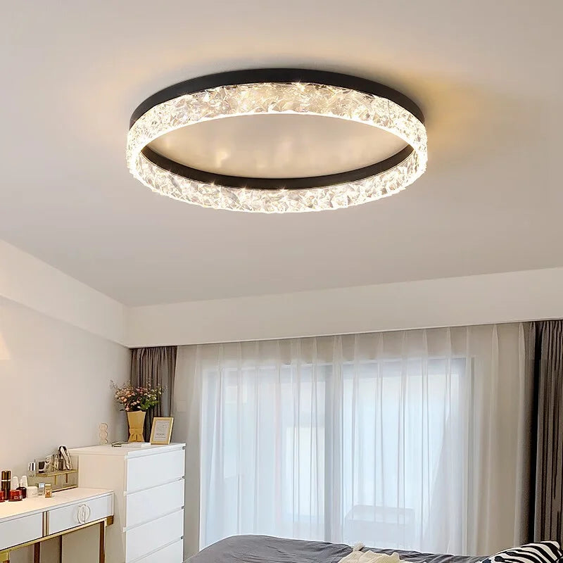 Modern Nordic adjustable LED ceiling light - vue 3 sur 15