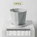 Nordic style plastic flower pot, trendy and simple