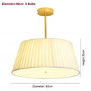 Japanese style fabric ceiling light for elegant lighting