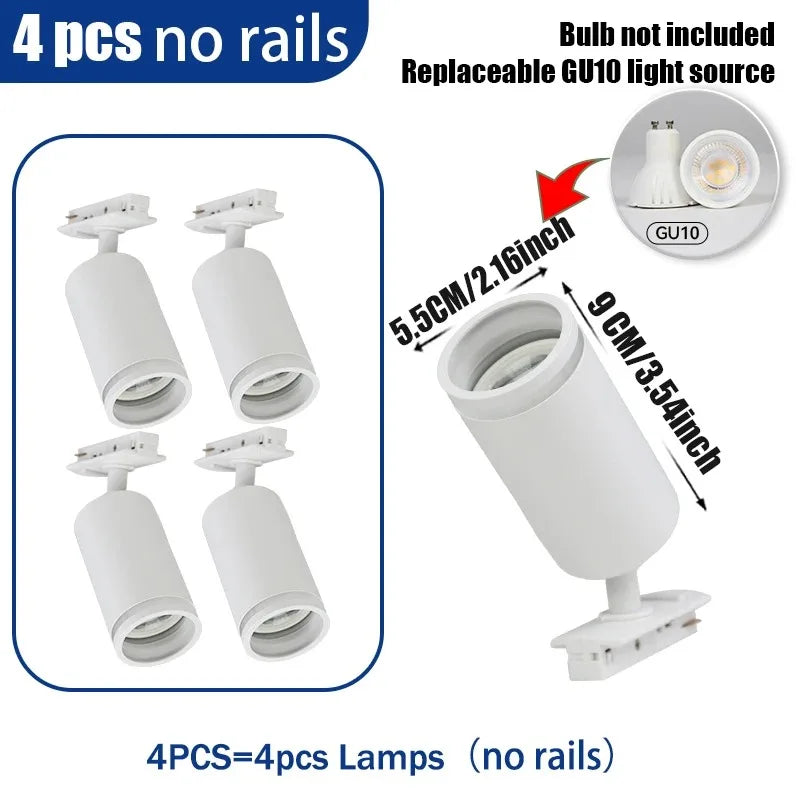 Decorative LED spotlight for indoor shop track lighting - vue 13 sur 19
