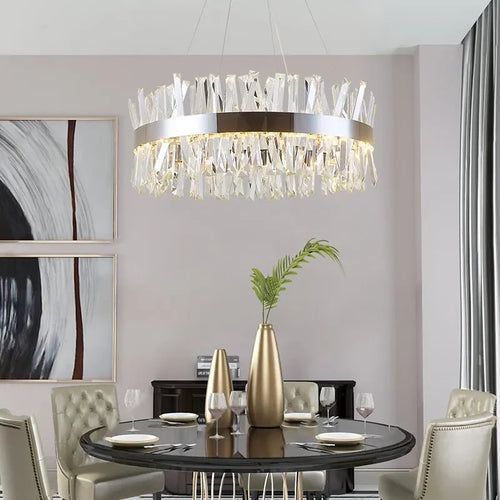Nordic crystal chandelier for modern decor - vue 3 sur 15
