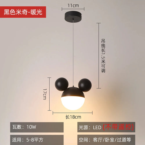 Mickey LED pendant lamp for children's eye care