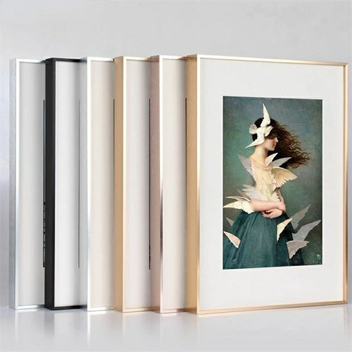 Aluminium photo frame for interior wall decoration - vue 2 sur 8