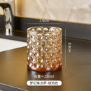 glass mouthwash cup bathroom accessories