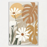 Palm leaf print for artistic interior decor