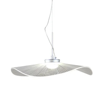 modern decorative acrylic lotus leaf pendant light - vue 12 sur 12