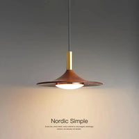 Modern ufo-style chandelier with eye protection contemporary design