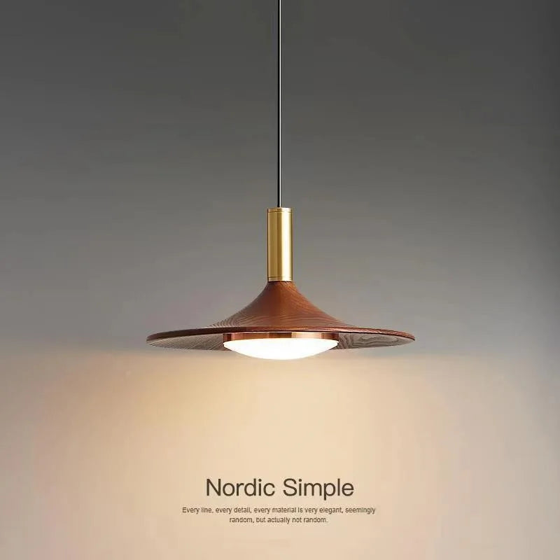 Modern ufo-style chandelier with eye protection contemporary design