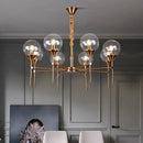 Modern nordic chandelier with elegant design for ambient lighting