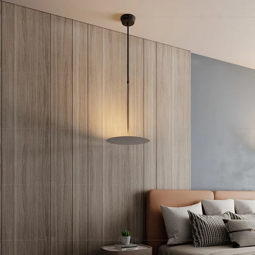 Nordic round dining room modern chandelier bedside pendant lamp - vue 6 sur 10
