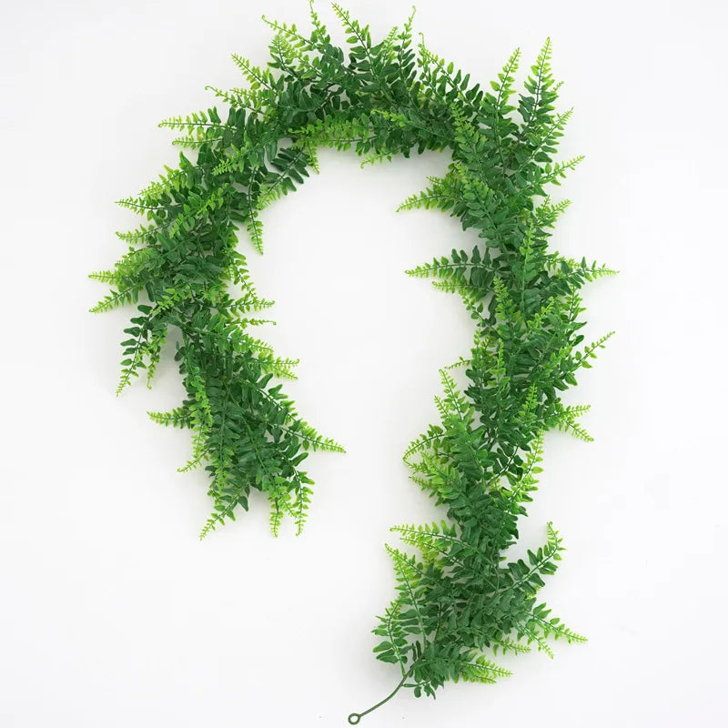 Artificial tropical plastic plants for indoor and outdoor decor - vue 3 sur 8